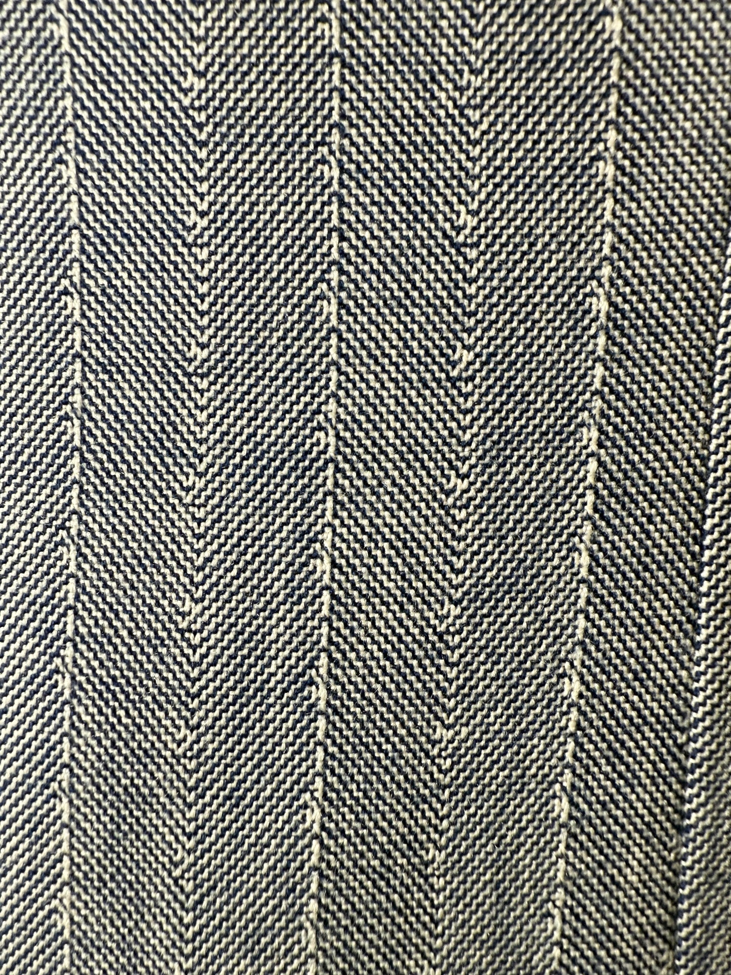 Completo anni ‘60 in grisaglia blu spinato - tg. 48