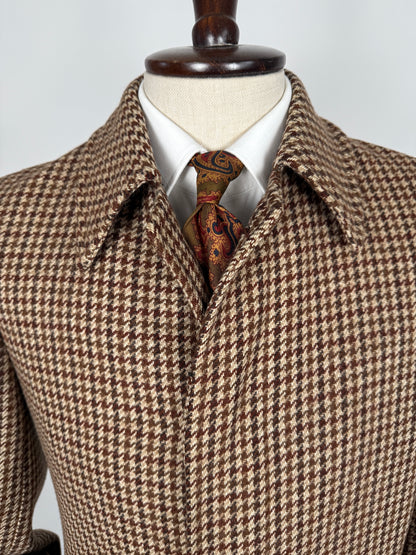 Cappotto anni ‘70 tweed pied-de-poule - tg. 44-46