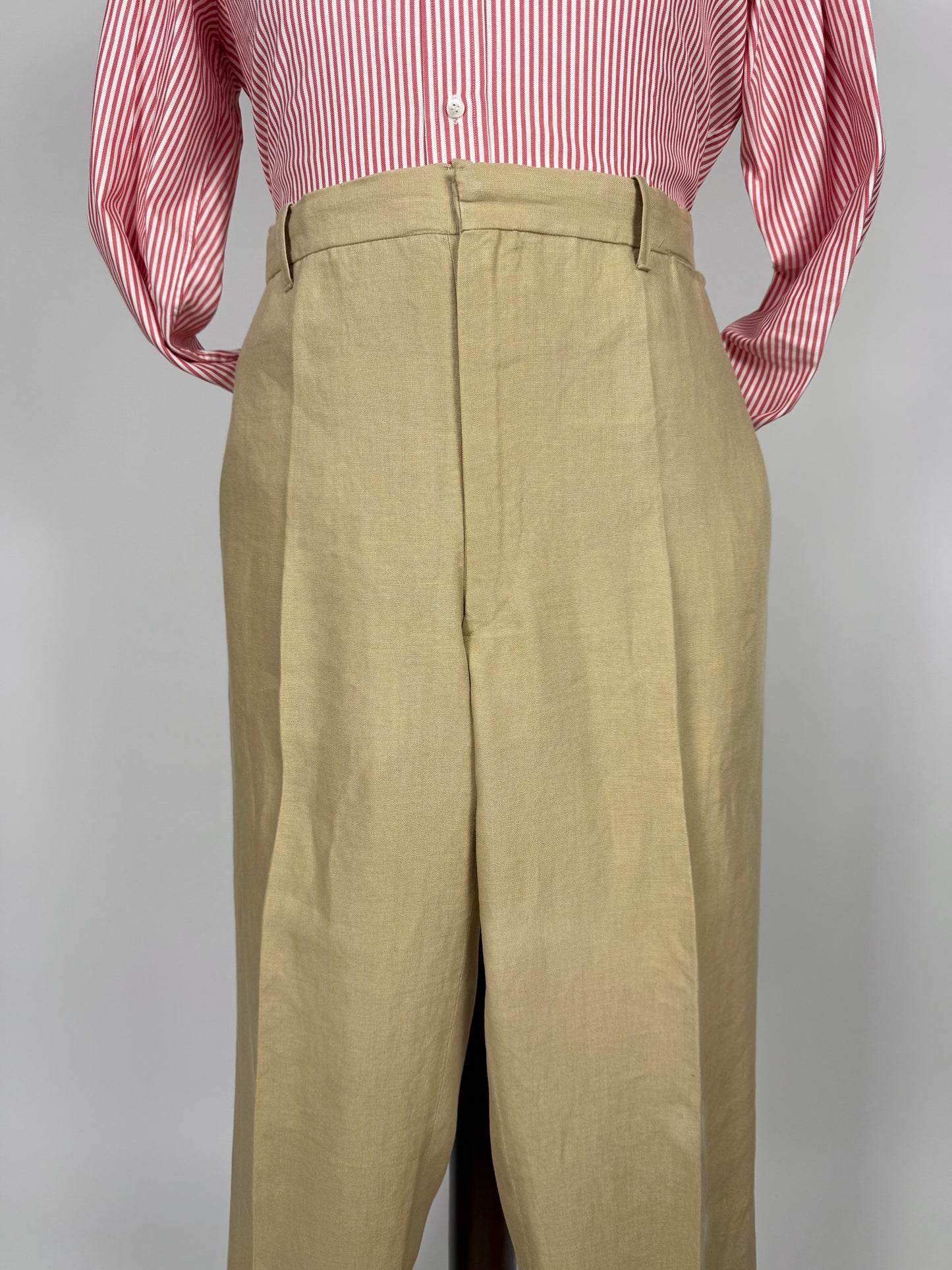 Completo sartoriale A. Graneri lino beige - tg. 60/62