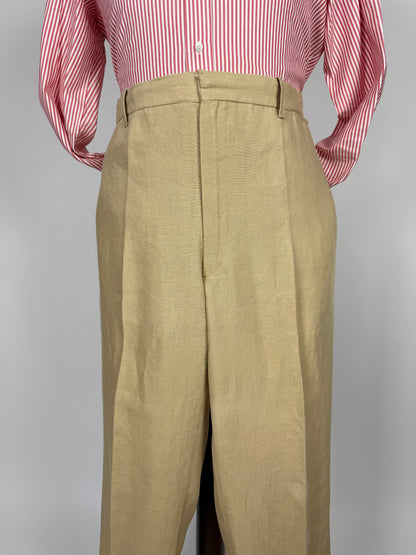 Completo sartoriale A. Graneri lino beige - tg. 60/62
