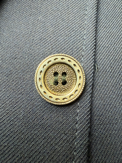 Blazer navy anni ‘60/‘70 in flanella - tg. 50