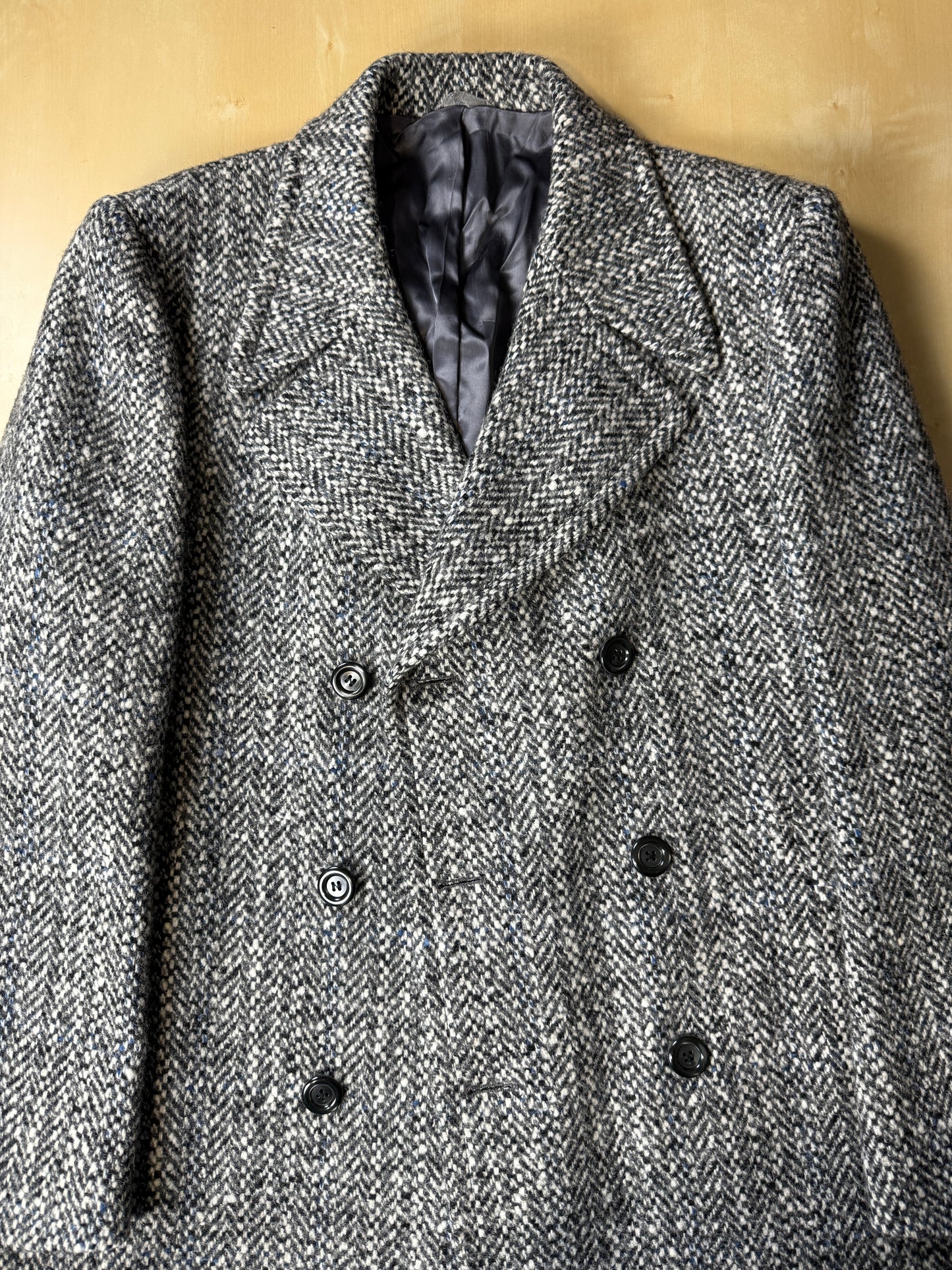Cappotto doppiopetto in tweed anni ‘60/‘70 - tg. 46-50