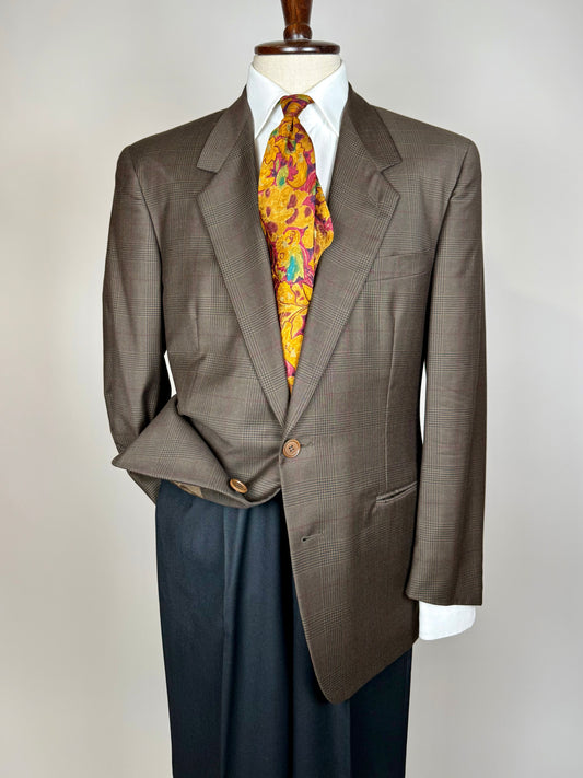 Giacca Hilton anni '80 flanella pettinata Loro Piana - tg. 48