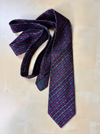 Cravatta Missoni grenadine viola lilla