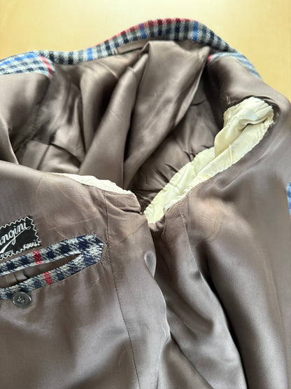 Giacca sartoriale anni ‘80/‘90 a quadri - tg. 48/50