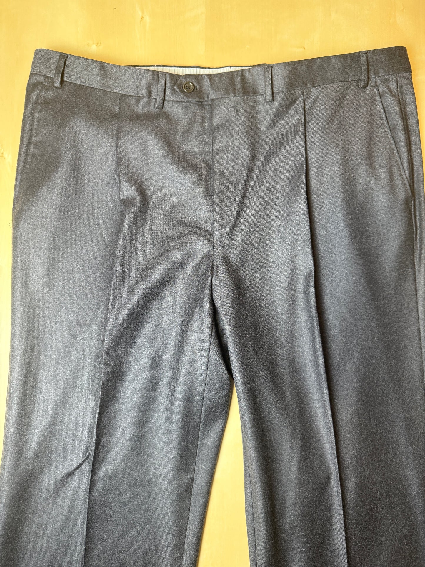 Pantaloni in flanella grigio antracite - tg. 60