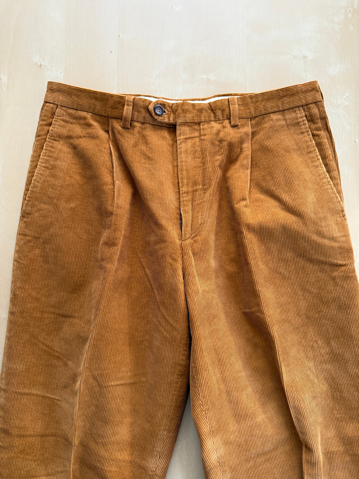 Pantaloni velluto a coste color ruggine - tg. 48