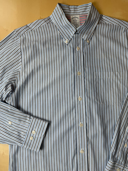 Camicia Brooks Brothers button-down a righe - M collo 40