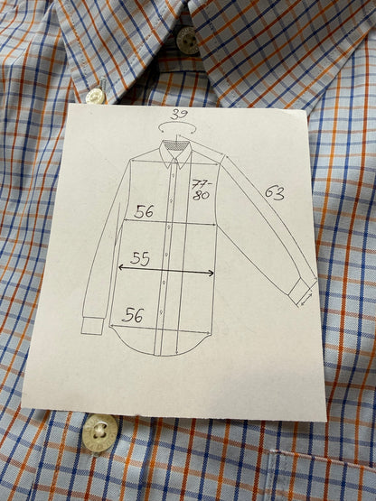 Camicia Barbour Oxford quadretti - M collo 39