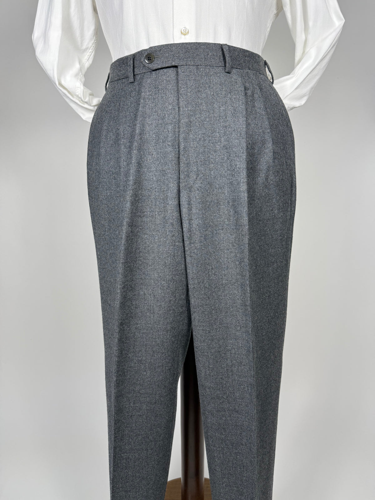 Pantaloni De Paz flanella grigio medio - tg. 50/52