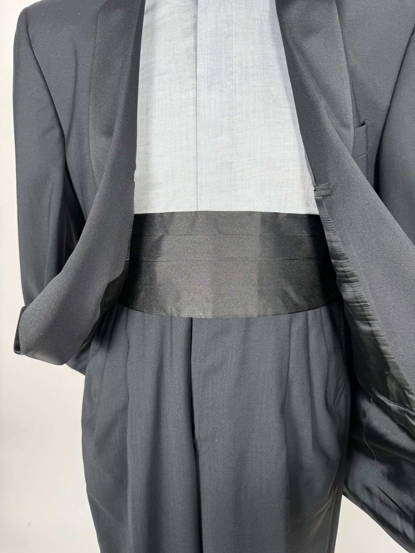 Fascia da smoking in raso di seta - 110 cm