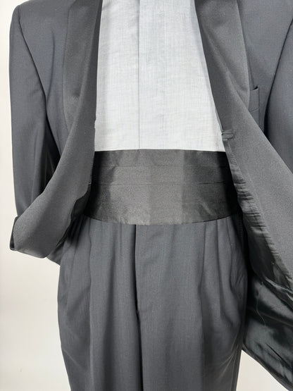 Fascia da smoking in raso di seta - 110 cm