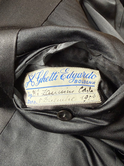 Smoking sartoriale anni ‘50 revers a scialle - tg. 48/50