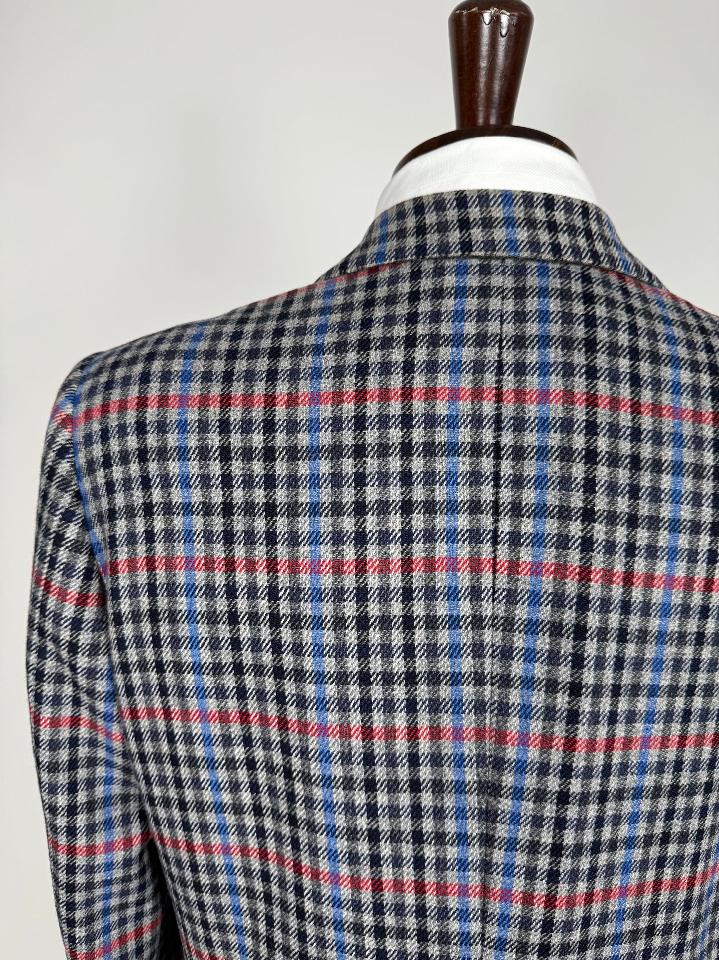 Giacca sartoriale anni ‘80/‘90 a quadri - tg. 48/50