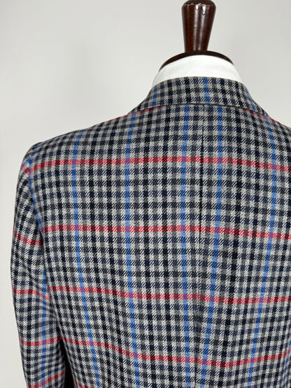 Giacca sartoriale anni ‘80/‘90 a quadri - tg. 48/50