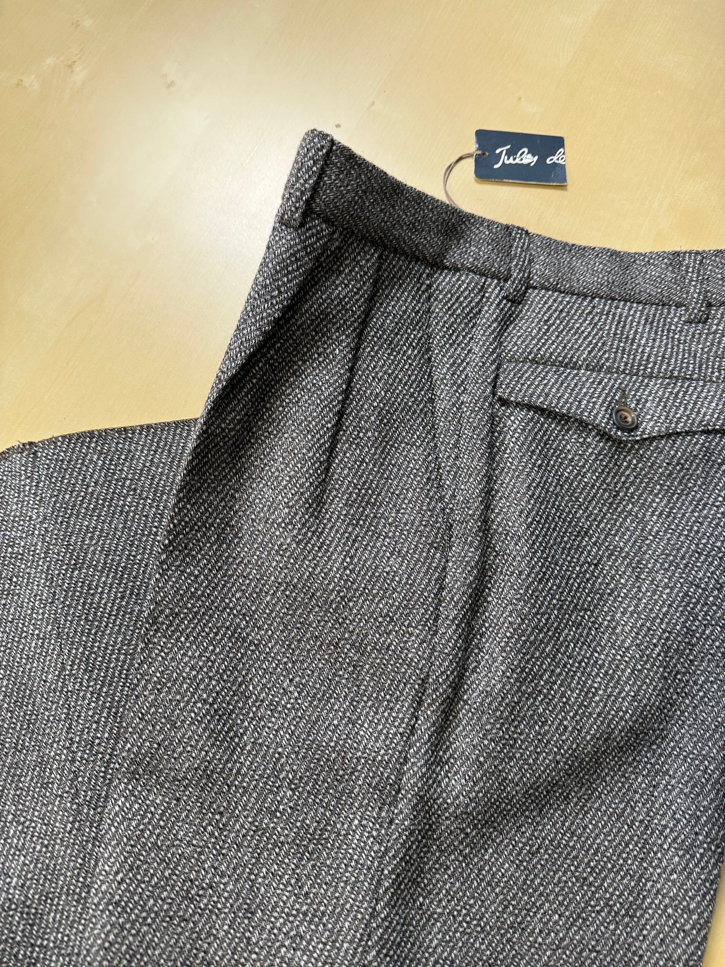 Pantaloni in tweed a coste anni ‘70/‘80 (NOS) - tg. 44