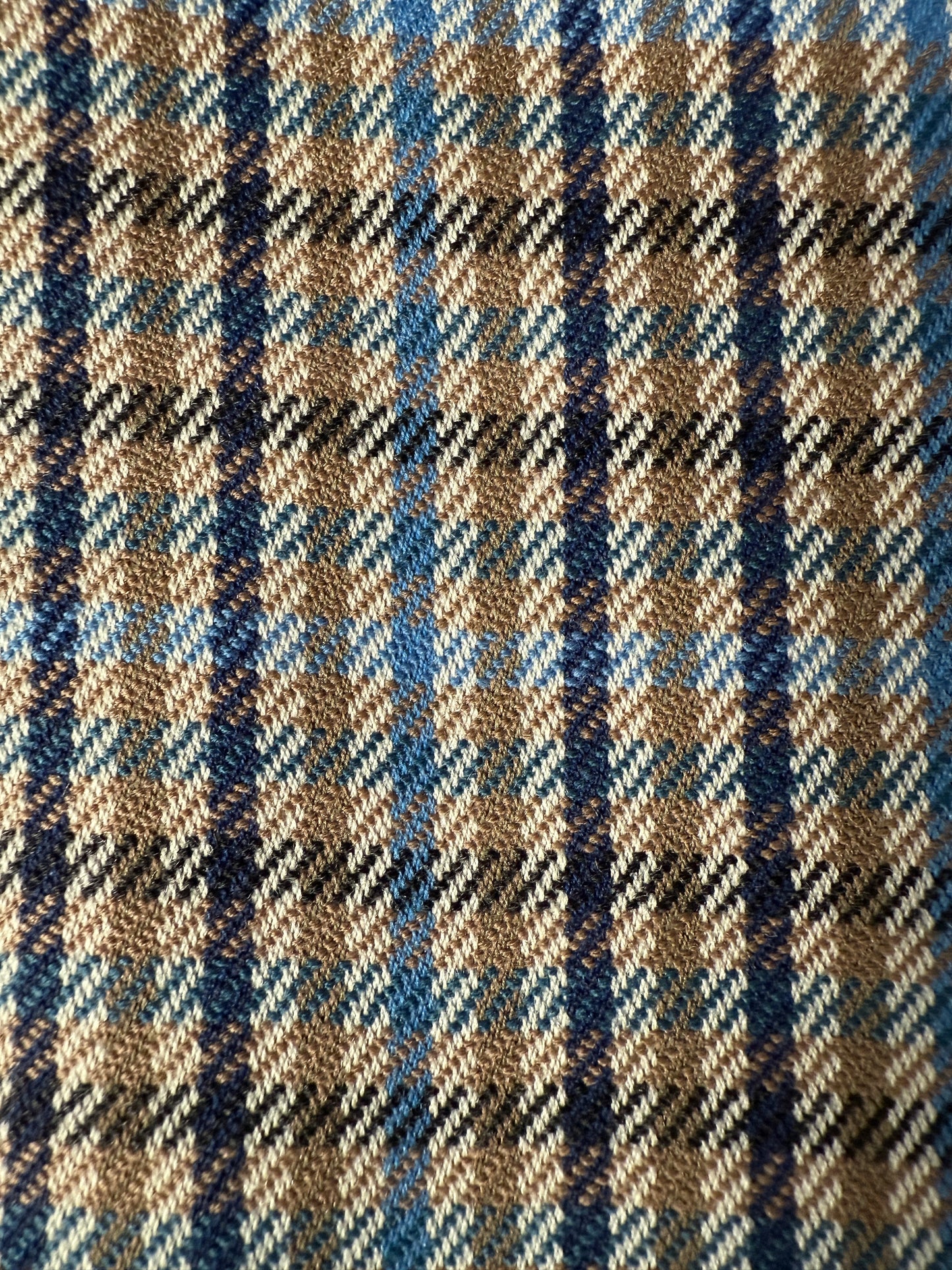 Giacca Daks check quadri blu made in UK - tg. 54/56