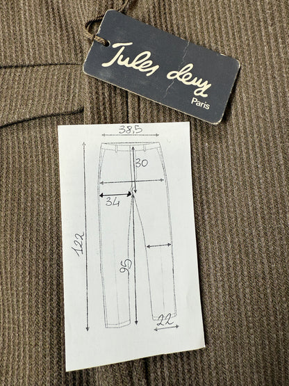 Pantaloni anni ‘80 in lana a coste (NOS) - tg. 44