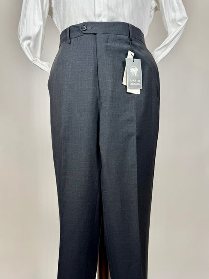 Pantaloni fresco lana grigio antracite (nuovi) - tg. 56