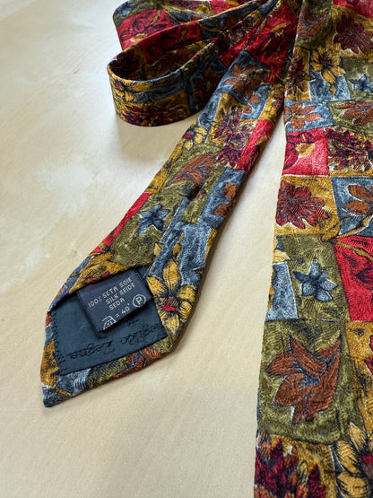 Cravatta Ermenegildo Zegna floreale jacquard