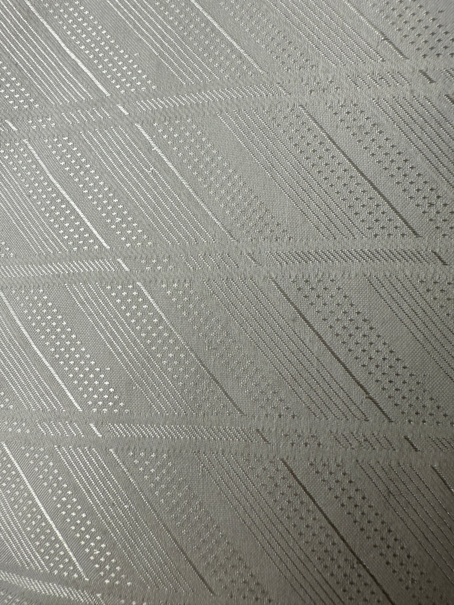 Camicia bianca anni ‘70 jacquard con collo italiano - S collo 39