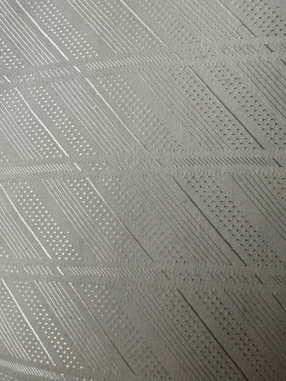 Camicia bianca anni ‘70 jacquard con collo italiano - S collo 39