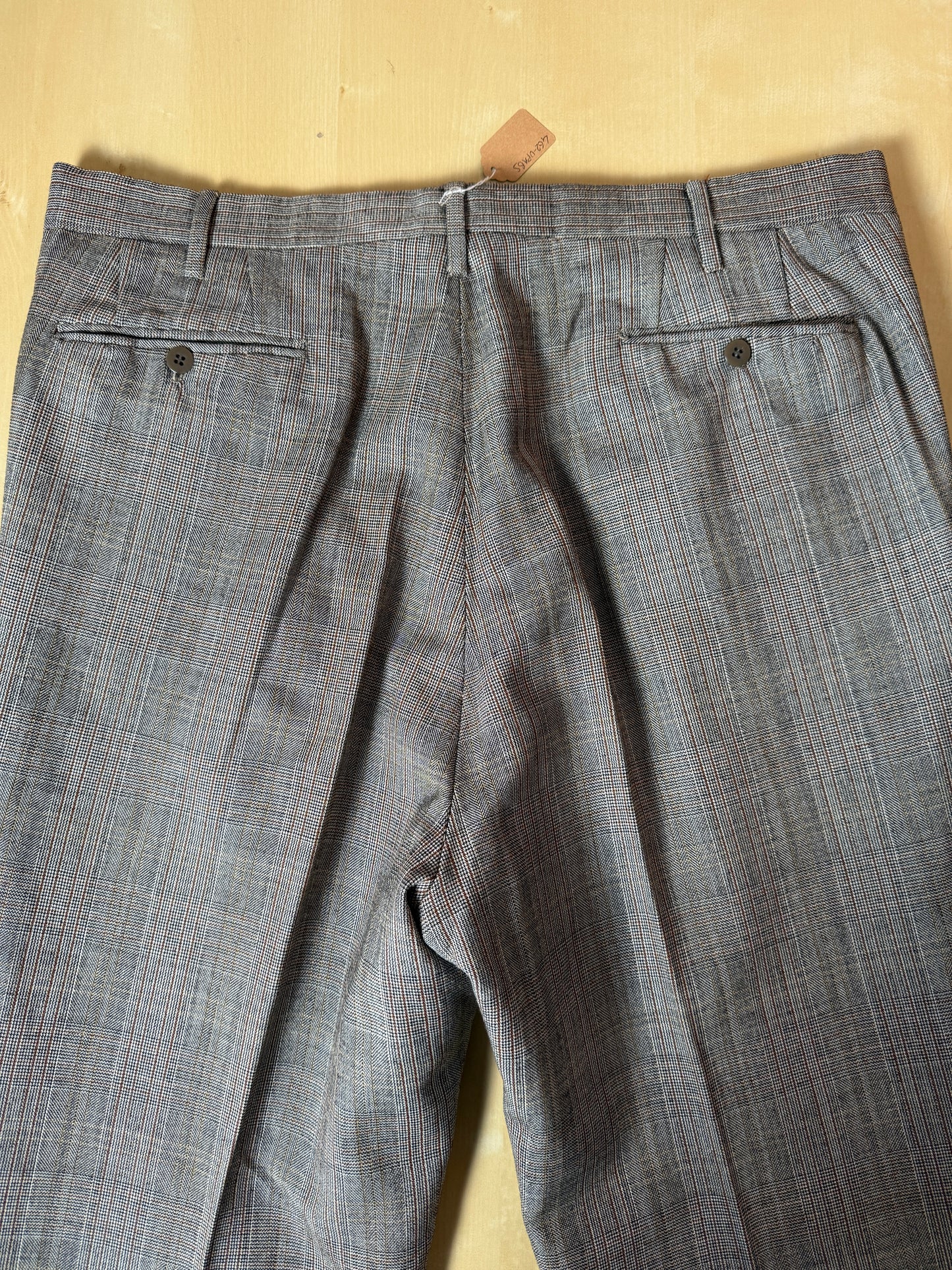 Pantaloni sartoriali Galles grisaglia anni ‘50/‘60 - tg. 52/54