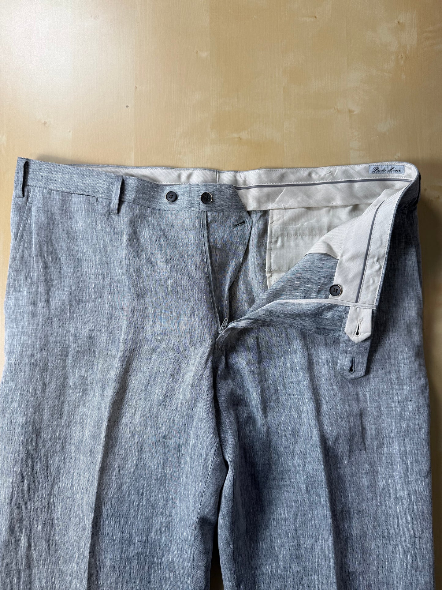 Completo in lino grigio chiaro (nuovo) - tg. 54/56