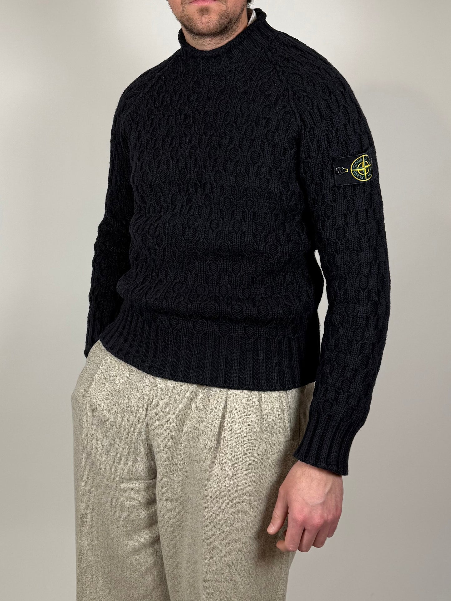 Maglione Stone Island cotone nido d’ape - S/M