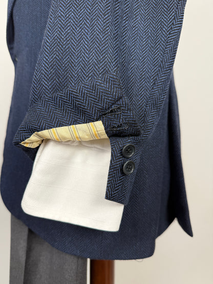 Giacca anni '90 spigato lana e cashmere Loro Piana - tg. 50/52