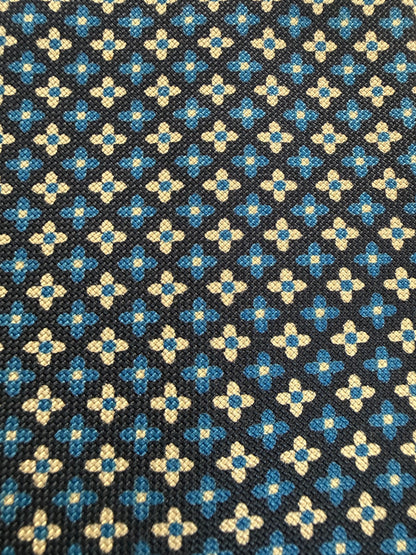 Cravatta Brooks Brothers blu micro fantasia