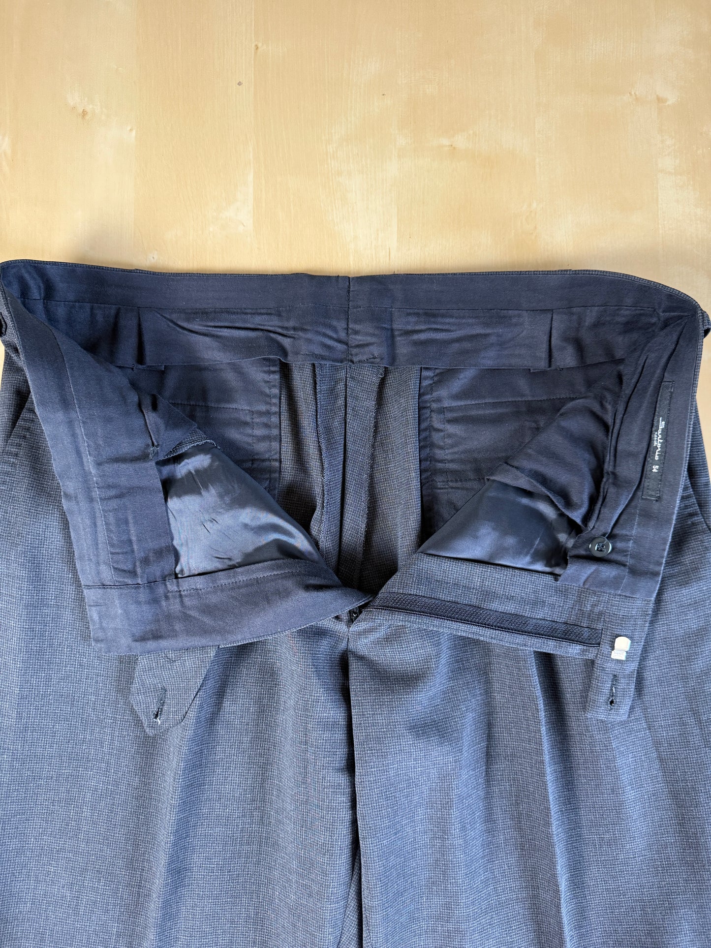 Completo napoletano Sartorio in fresco lana antracite - tg. 54