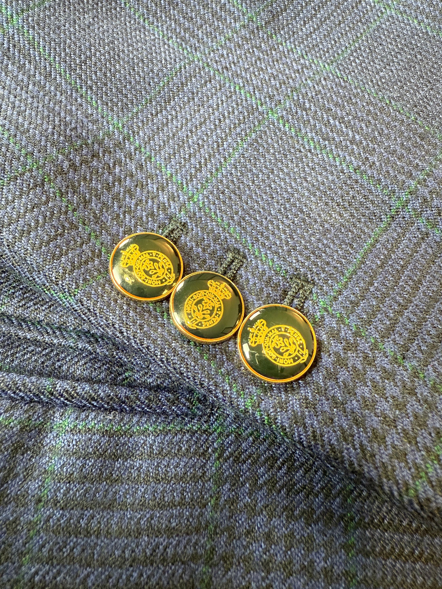 Blazer sartoriale 100% cashmere principe di Galles tessuto Loro Piana - tg. 50/52