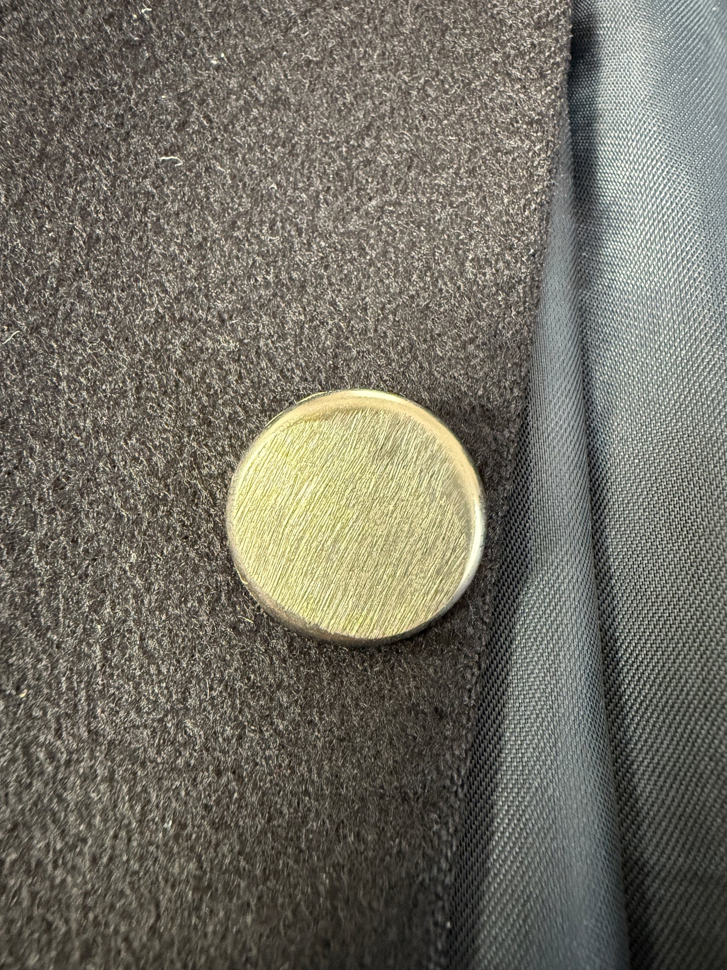 Blazer anni ‘80 in cashmere e lana blu - tg. 48