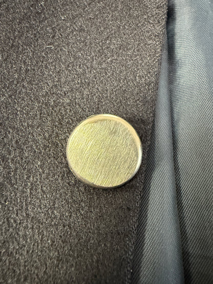 Blazer anni ‘80 in cashmere e lana blu - tg. 48