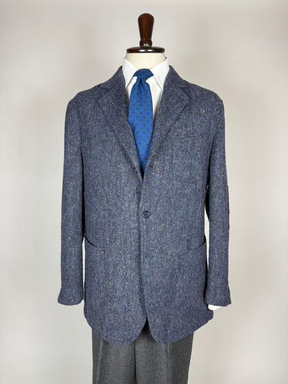 Giacca De Paz donegal tweed sfoderata - tg. 54