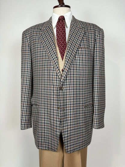 Giacca anni ‘70/‘80 quadri check - tg. 58