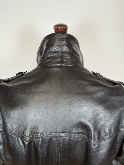 Trench anni ‘70 in pelle - tg. 44/46