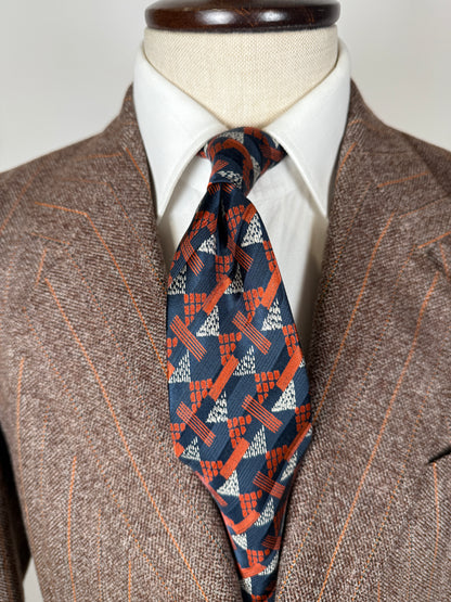 Cravatta Yves Saint Laurent anni ‘70 optical