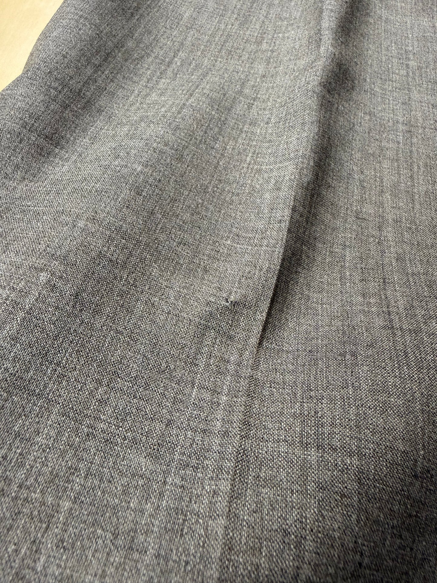 Pantaloni fresco lana grigio medio anni '80 - tg. 52/54