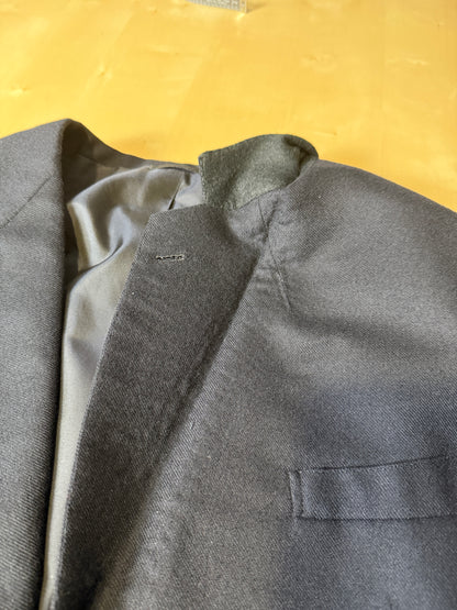 Giacca sartoriale anni '80 in puro cashmere pettinato Loro Piana - tg. 52/54 corta