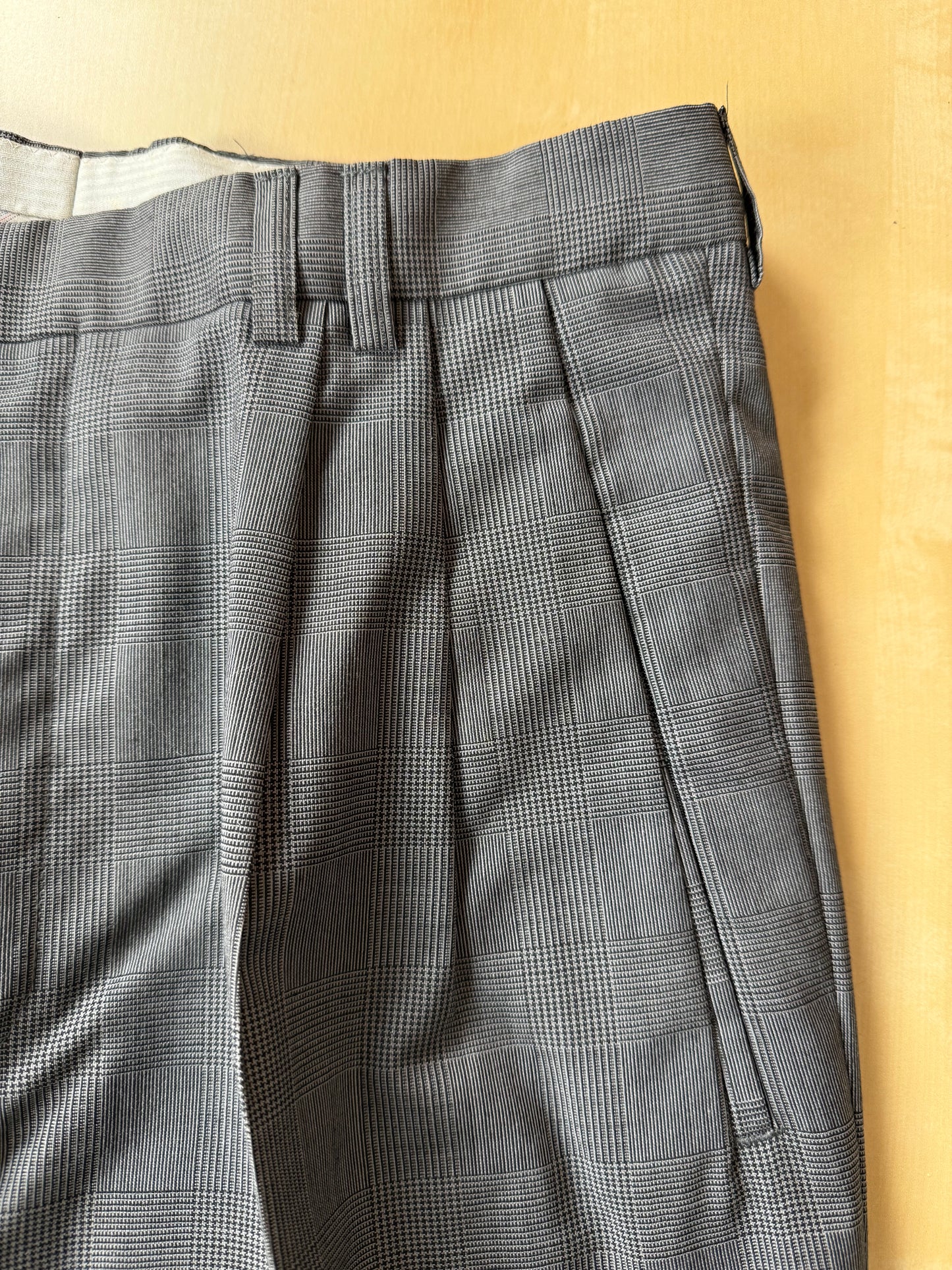 Pantaloni fresco lana principe di Galles anni '80 NOS - tg. 44/46