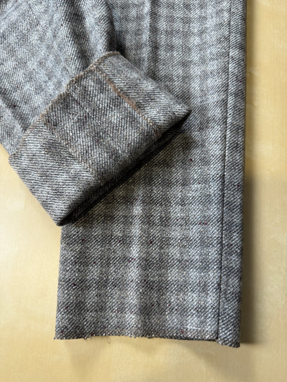 Pantaloni anni ‘70/‘80 tweed a quadri (NOS) - tg. 46
