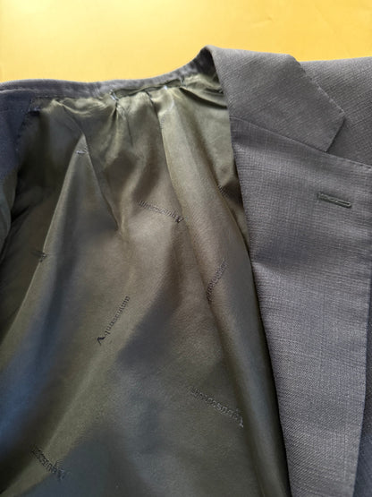 Giacca Aquascutum estiva hopsack blu- tg. 48