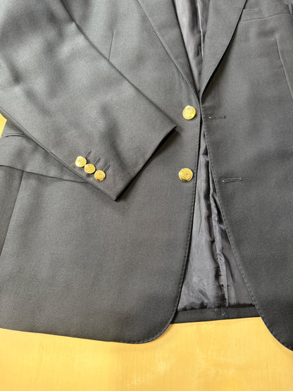 Blazer navy anni ‘80 in flanella - tg. 54