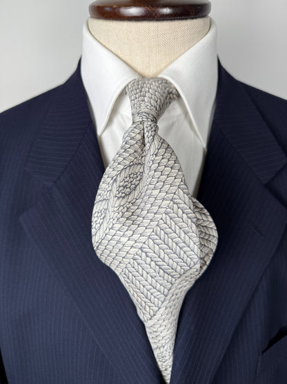 Cravatta Valentino anni ‘70 fantasia corda