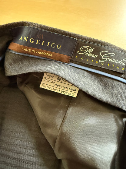 Pantaloni anni ‘90 in flanella marrone (NOS) - tg. 48/50