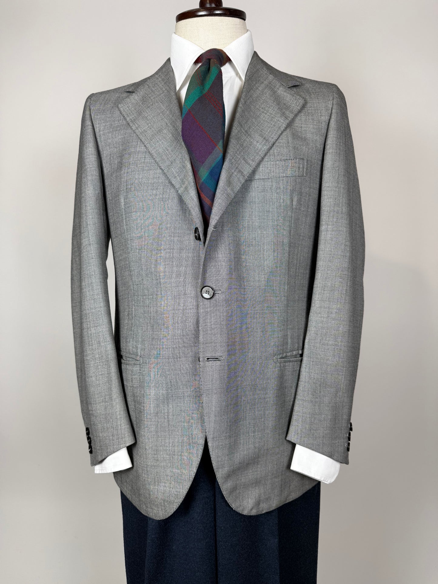 Giacca in grisaglia sartoriale anni ‘70 - tg. 46