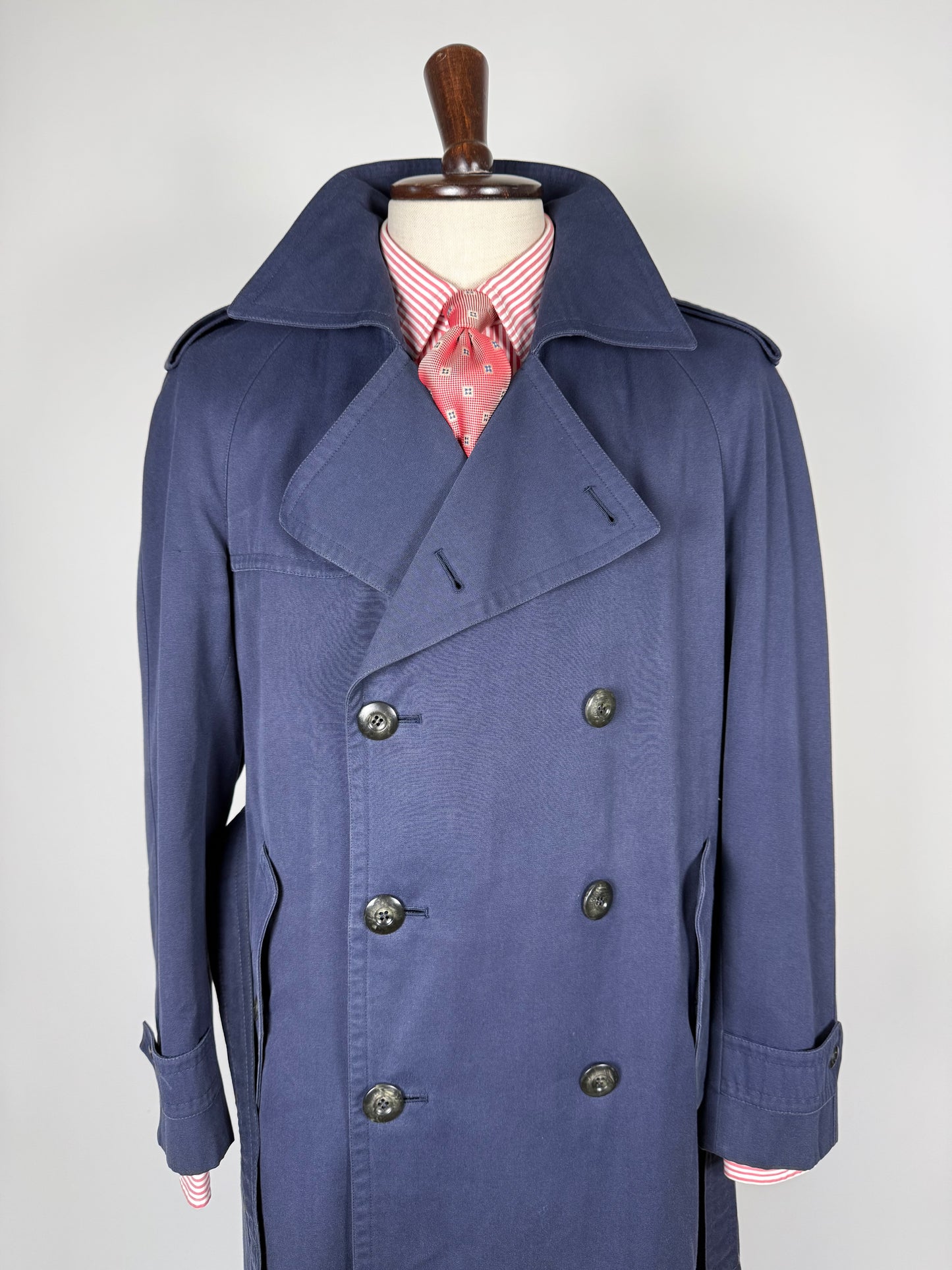 Trench anni '70 blu - tg. 48-50