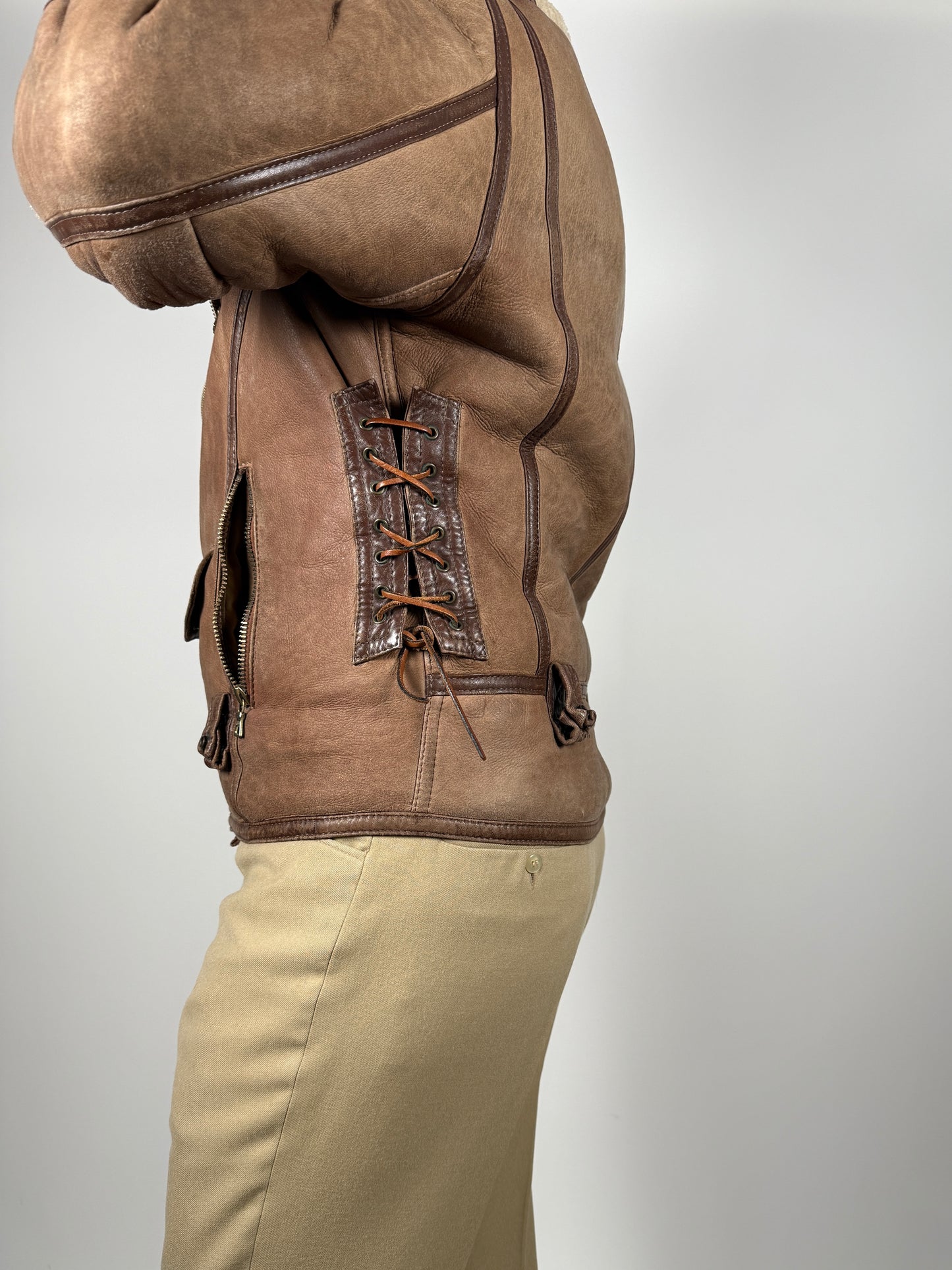 Chiodo in shearling Emporio Armani anni ‘80 - M